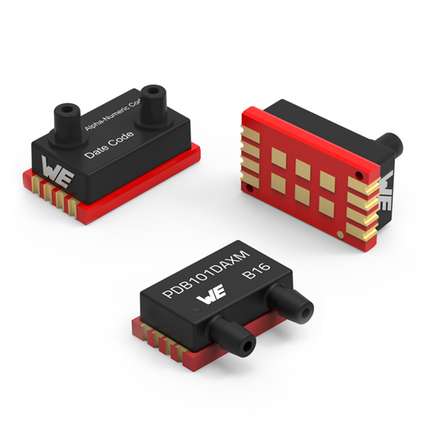 Der Differenzdrucksensor WSEN-PDMS ist in zwei Gehäusevarianten erhältlich.