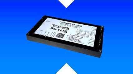 Das fünfflächige Gehäuse des PFE1500FB sorgt für ein einfacheres Wärmemanagement und geringere EMI-Abstrahlung.