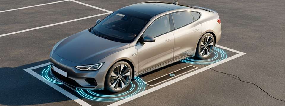 Beim induktiven Laden können beispielsweise Autos an bestimmten Stellen geparkt und automatisch aufgeladen werden. 