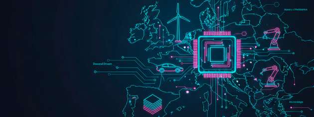 Steigende Chipnachfrage in Europa: Die Branchen Automotive, Energie und Robotik treiben den Bedarf. Gefragt sind ein schrittweiser Ausbau von Design und Advanced Packaging sowie langfristig nachfragegetriebene Fertigungskapazitäten.