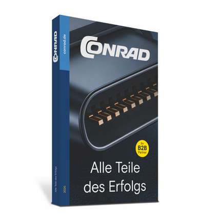 Navigationstool für nicht-digitale Settings: Der neue Conrad-Katalog fungiert als Snapshot der Conrad Sourcing Platform und ermöglicht Zugang zu Echtzeitdaten.