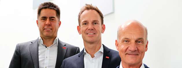 DataTec-Vorstand (von links): Marc Frohmüller, Markus Kohler und Hans Steiner.