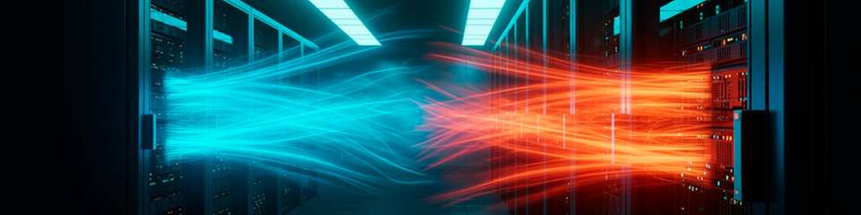 Eine Kombination aus optimierter Luftführung, Flüssigkeitskühlung und Rücktürkühlung hilft Rechenzentren, steigende IT-Lasten effizient zu kühlen und Überhitzung zu vermeiden.