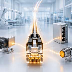Der industrielle Single-Port-Midspan PD-9601GCI speist bis zu 90 W Leistung über alle vier Adernpaare einer Ethernet-Verbindung ein und versorgt damit dezentrale Endgeräte.