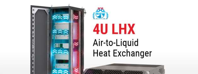 4U LHX, integriert in einen T&M-Schrank.