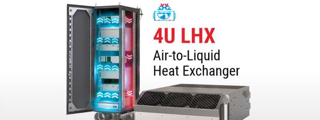 4U LHX, integriert in einen T&M-Schrank.