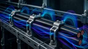 Robuste Kabelklemmen halten Starkstromkabel auch bei den elektromagnetischen Kräften eines Kurzschlusses sicher in Position.