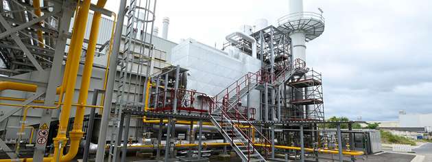 Neue KWK-Anlage in Neuss: Sie versorgt die Kartonfabrik von MM Neuss künftig flexibel mit Wärme und Strom.