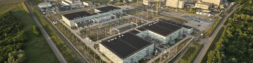 Im Energiepark Philippsburg möchte die EnBW einen der größten Batteriespeicher Deutschlands errichten, auf einer Fläche neben dem TransnetBW Konverter.