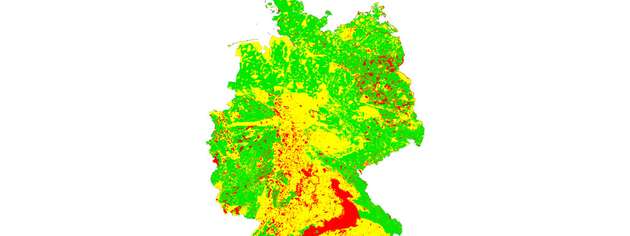 Erste bundesweit einheitliche Geothermiekarte zu den Nutzungsmöglichkeiten von Erdwärmesonden, erstellt im durch den Bund geförderten Forschungsprojekt WärmeGut.