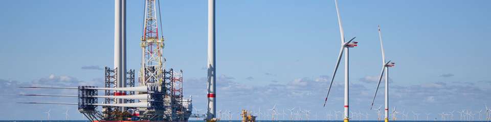Neue 15-MW-Technologie geht erstmals im EnBW-Offshore-Windpark He Dreiht ans Netz.