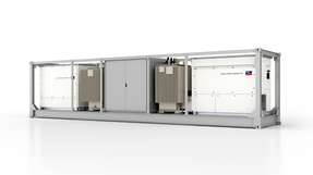 Die 40-Fuß-MVPS vereint alle zentralen Mittelspannungskomponenten für PV- und BESS-Großanlagen in einer kompakten Einheit.