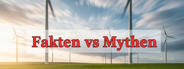 Der Faktencheck „Klartext zur Windenergie“ klärt Behauptungen rund um Windenergie, beispielsweise zu den Themen Infraschall, Schattenwurf, Stroboskop-Effekte, Flächenverbrauch, SF6 und Wirtschaftlichkeit im Südwesten.