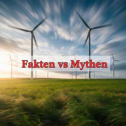 Der Faktencheck „Klartext zur Windenergie“ klärt Behauptungen rund um Windenergie, beispielsweise zu den Themen Infraschall, Schattenwurf, Stroboskop-Effekte, Flächenverbrauch, SF6 und Wirtschaftlichkeit im Südwesten.