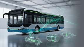 Auf der Bus2Bus zeigt ZF Software zur Zustandsüberwachung für AxTrax 2 LF sowie CeTrax 2 dual und die angetriebene Hinterachse A134.