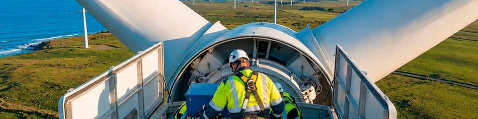 In vielen Baugruppen der regenerativen Energietechnik bewähren sich die Flachdraht-Wellenfedern und -Sicherungsringe aus dem Sortiment von AFC Europe als Leistungs- und Bauraum-Optimierer.