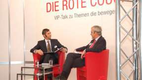 
                        
                        
                          VIP-Talk auf der Roten Couch: Jeweils zur vollen Stunde diskutieren Top-Manager auf der Achema Themen, die die Branche bewegen.
                        
                      