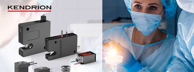 Kendrion liefert Medizintechnik-Herstellern eine große Bandbreite an Produkten aus den Bereichen Magnet-, Fluid- und Pneumatiktechnik.