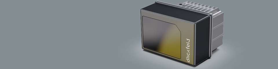 Kompakter 3D-LiDAR-Sensor zur präzisen Volumenmessung: robustes, IP67-geschütztes Gerät für industrielle Anwendungen in Logistik, Produktion und Rohstoffmanagement.