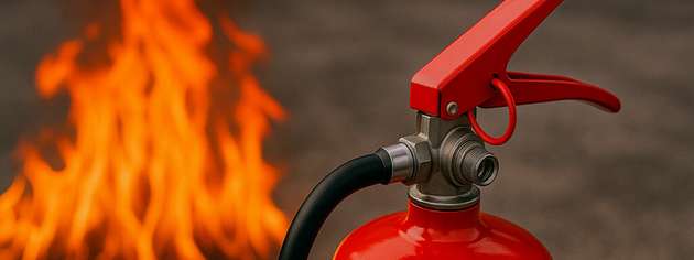 Mobile Brandschutzstation kombiniert zentrale Brandschutz- und Erste-Hilfe-Elemente für flexible, schnell einsetzbare Sicherheit an temporären Einsatzorten.