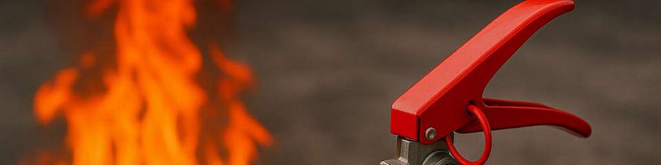 Mobile Brandschutzstation kombiniert zentrale Brandschutz- und Erste-Hilfe-Elemente für flexible, schnell einsetzbare Sicherheit an temporären Einsatzorten.