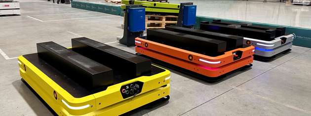 Wiferions induktives Ladesystem für die neueste Generation intelligenter und autonomer Robotersysteme erfordert keine großen baulichen Veränderungen.