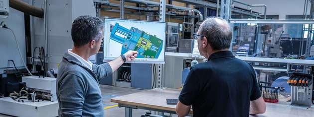 Bürkert deckt die gesamte Wertschöpfungskette der Kunststoffproduktion im eigenen Haus ab. Das ermöglicht schnelle Reaktionszeiten bei Anpassungen und verhindert disruptive Lieferketten.