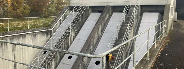 Am Einlaufpumpwerk wurden zwei Schneckenpumpen auf hocheffiziente ABB-Antriebstechnik umgerüstet. 