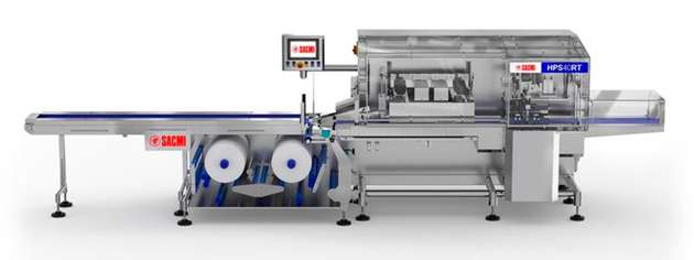 Die Schlauchbeutelmaschine HPS 40 RT ermöglicht die schonende Verpackung unregelmäßig geformter und empfindlicher Produkte.