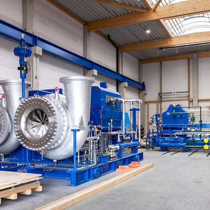 Die Turbokompressoren von Aerzen Process Gas decken Drücke von bis zu 300 bar und Volumenströme von bis zu 350.000 m3/h ab.