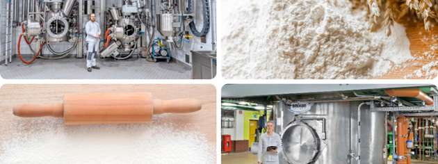 amixon Vakuum-Mischreaktor zur thermischen Behandlung von Mehl: Toasten, Enzyminaktivierung, Keimreduktion, Vakuumtrocknung und Kühlung erfolgen hygienisch im geschlossenen System – für funktionelle Mehle und Getreidederivate.