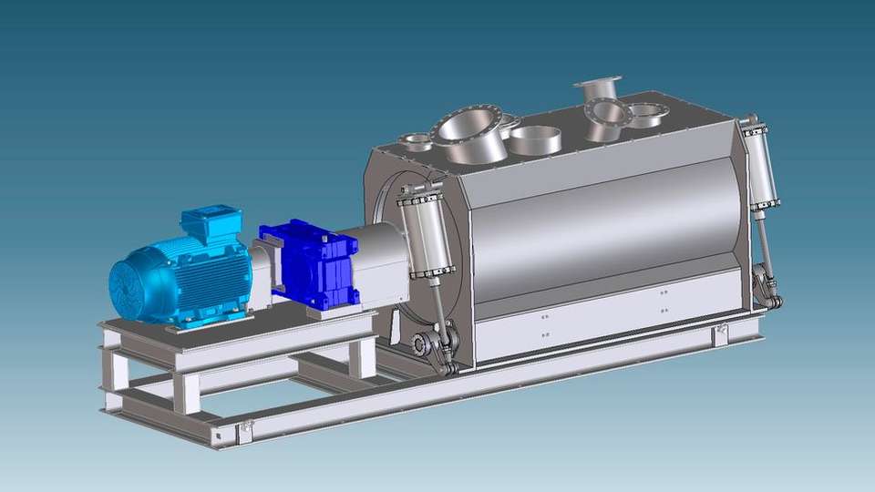 Der SEM ist in vier Baugrößen von 1600 bis 3000 Liter Trommelinhalt verfügbar. Optional ist der Mischer auch als ATEX-Ausführung für explosionsgefährdete Umgebungen erhältlich. 