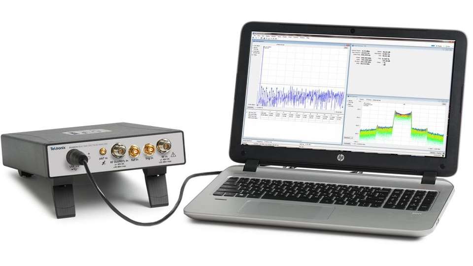 Über eine standardmäßige USB 3.0-Verbindung lassen sich die neuen USB-basierten Spektrumanalysatoren über einen Desktop-PC, Laptop oder Tablet-PC steuern.