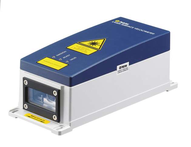 Der Laser Surface Velocimeter arbeitet mit dem Laser-Doppler-Prinzip.