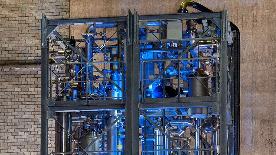 CO2-Anlage im Steag-Kraftwerk in Lünen.