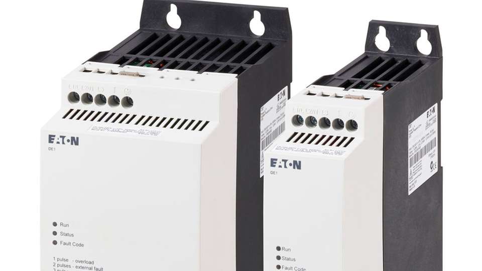 Die neuen PowerXL DE1 Drehzahlstarter bieten eine Sofort-Inbetriebnahme, ohne Einrichtungsmenüs und vorherige Erfahrungen in der Antriebstechnik.