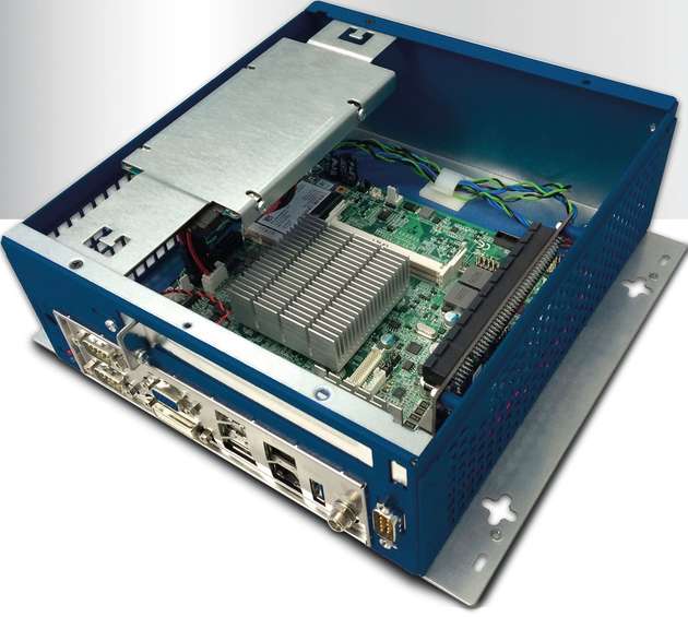MSC Technologies‘ NanoServer family integrates an industrial Mini ITX mainboard, which is scalable in the processing performance 