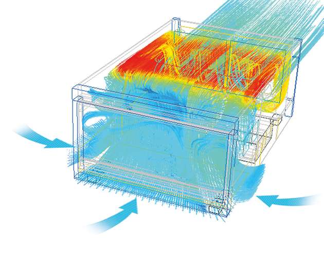 As a result, the new PXI/PXIe chassis designs not only provide vents in corresponding locations on the front and back, but further enhance dissipative efficiency with maximized apertures on both the sides and front panel.