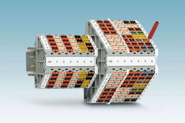 Mithilfe der Rangierverbinder lassen sich bis zu 960 Signale pro Schaltschrankmeter realisieren.