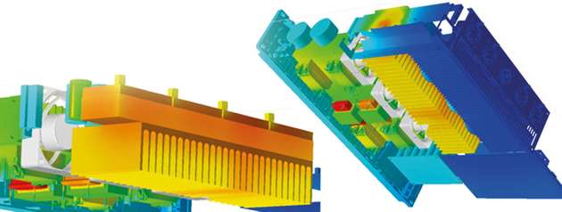 Detallierte CAD-Daten für die thermische Simulation