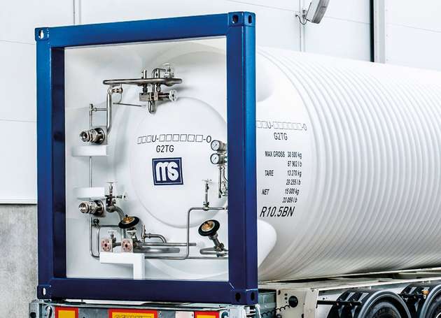 In diesen Tankcontainern von Marine Service wird LNG transportiert.