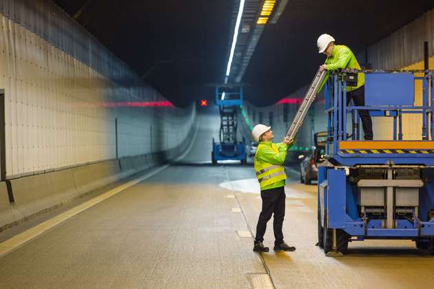 Die komplette Umrüstung des Liefkenshoek-Tunnels war nach lediglich vier Wochen abgeschlossen.