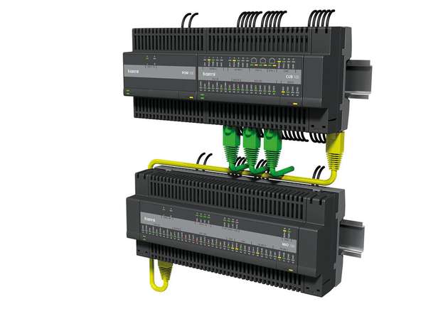 Das B-Control-Paket, bestehend aus dem Multi-I/O MIO 100, der Control-Unit-Building CUB 100 und dem Powermodul POW 100 arbeitet mit allen gängigen Bussystemen zusammen.