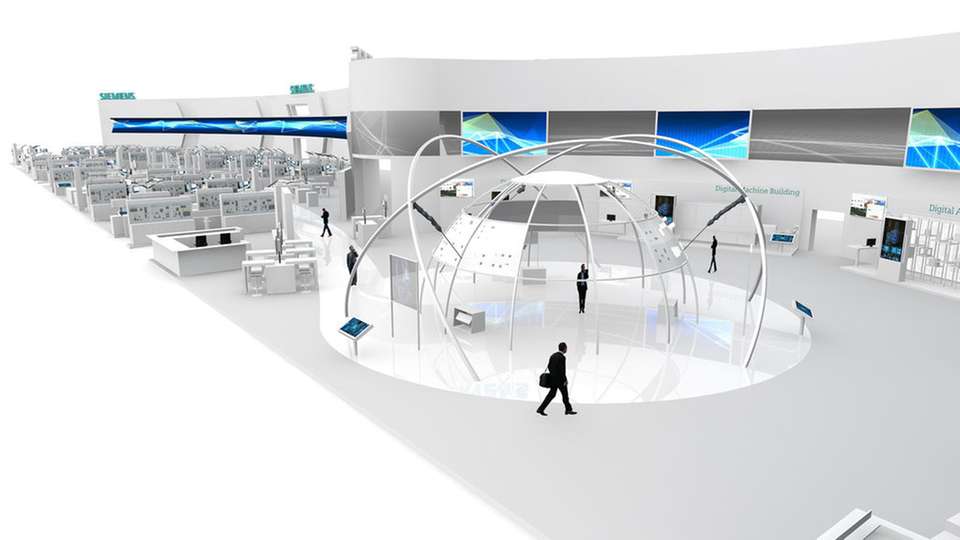 Den Weg zu Industrie 4.0 will Siemens auf der Hannover Messe den Standbesuchern aufzeigen.