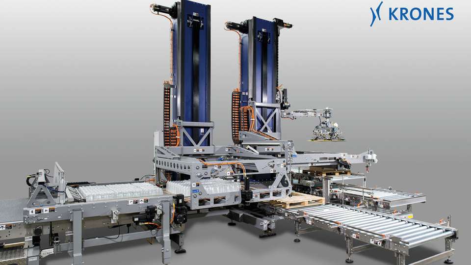 Mit einem B&R-Steuerungs- und Antriebssystem kann dieser Palettier-Roboter flexibel und vollautomatisch auf Änderungen im Produktionsprozess reagieren. 