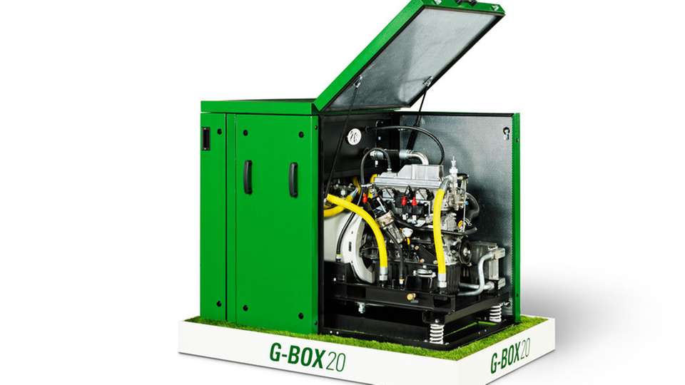 Mini-BHKW: Die G-Box 20 deckt elektirsche Leistungen von 20 kW ab