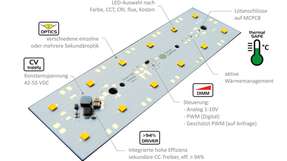 Für alle Lichtarten: Das LED-Modul „Smart DC“ 