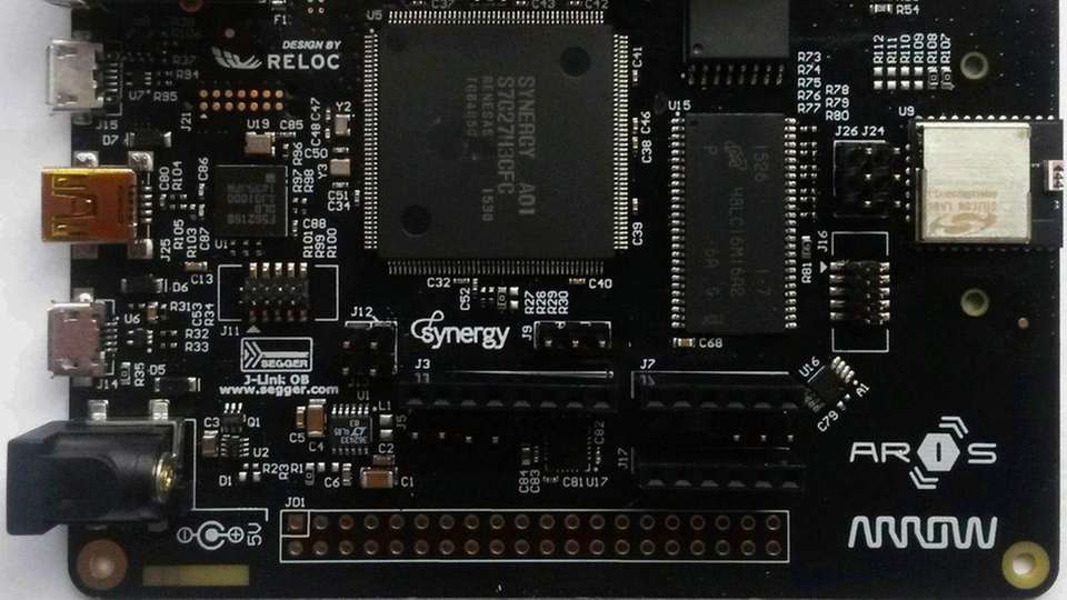 Das ARIS-Board hilft Entwicklern beim Design ihrer IoT-Anwendungen.