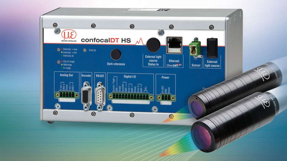Der ConfocalDT 2471 HS soll laut Micro-Epsilon der weltweit schnellste konfokal-chromatische Controller sein.