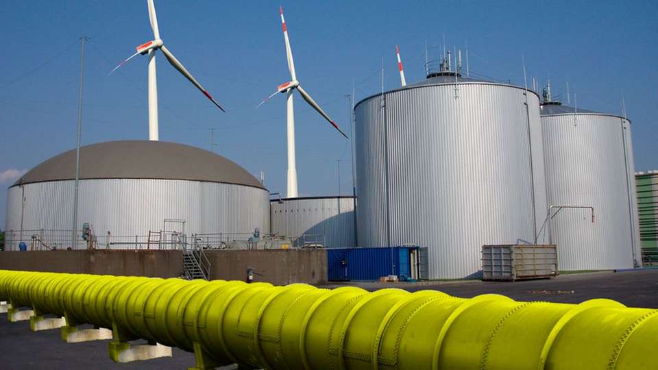 Zukunft der Energieversorgung: Energie aus Ökostrom, gespeichert in Gas